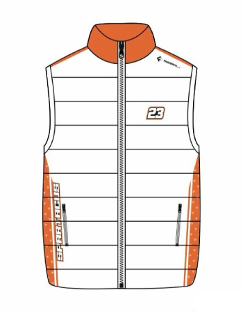 gilet white